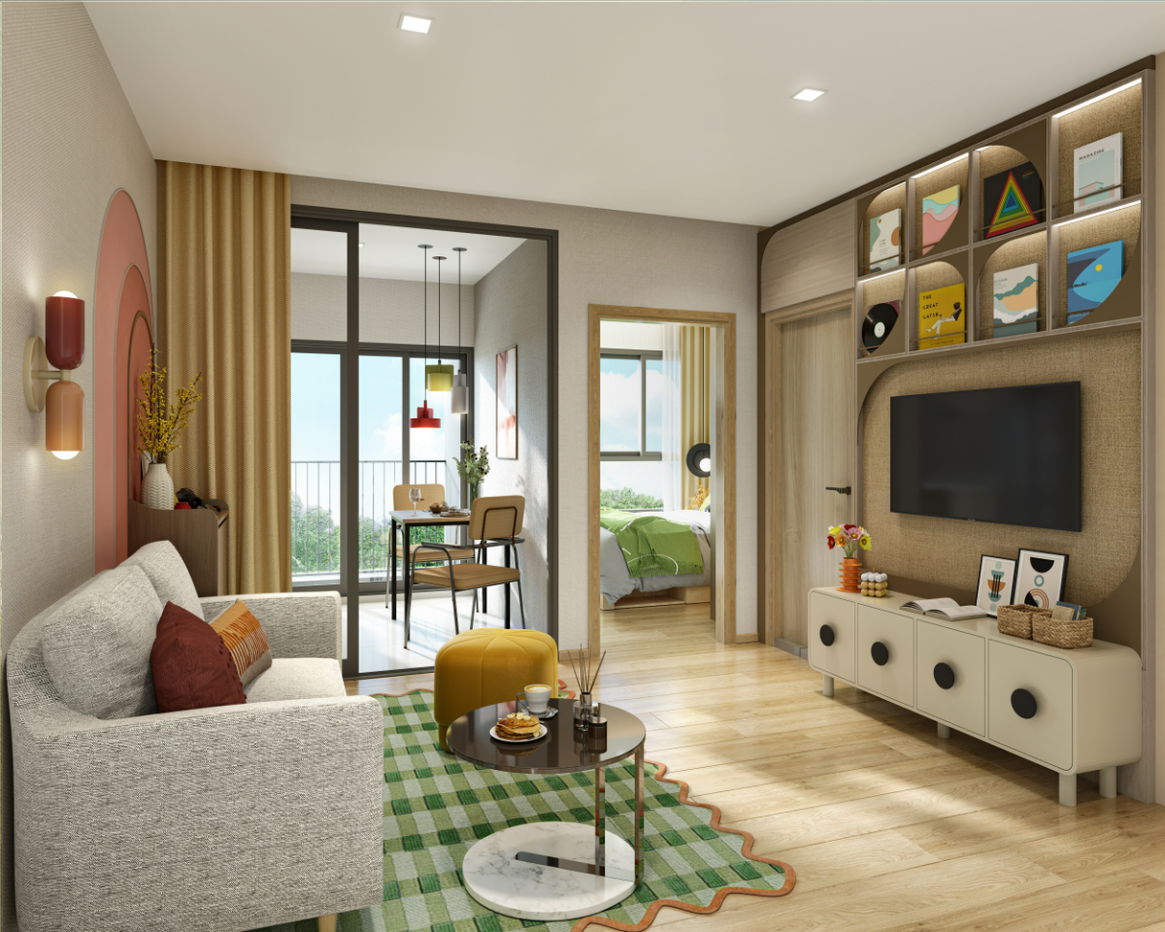 picture Dcondo Calm Ramkhamhaeng 40: Ready-to-move-in condo with over 1 rai* of common areas, close to 2 MRT lines. - 2/5