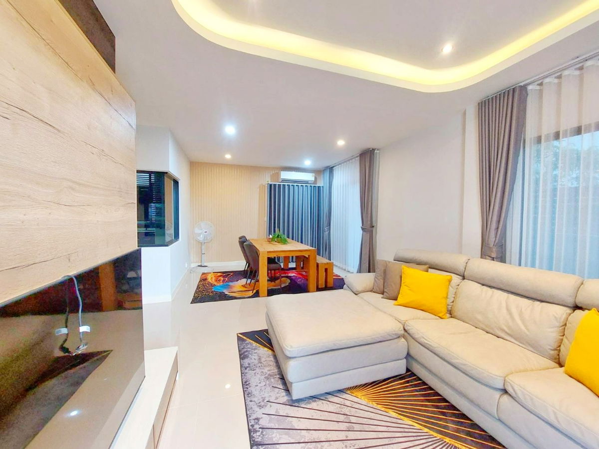 picture Semi-detached house for sale, Ninya Kanlapaphruek, special unit, plot next to a garden, 37.7 sq m., 207 sq m., with the addition of a terrace balcony. - 6/40