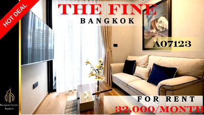 Condos for rent : 🍀🍀🍀 Beautiful Condo for Rent 🌸 📌 The Fine Bangkok (Line: @rent2022) ✨ Ready to move in | Property Code: A07123