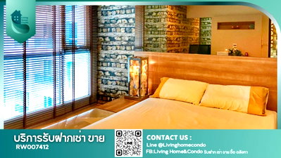 Condos for rent : Condo for rent at Rhythm Sathon. Fully furnished room, ready to move in, with Chao Phraya River view. The room faces ICONSIAM. RW007412
