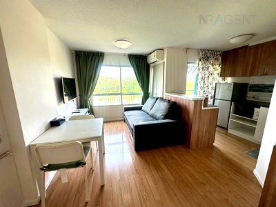 เช่าคอนโด สนามบินสุวรรณภูมิ : ให้เช่าคอนโด ลุมพินี วิลล์ อ่อนนุช-ลาดกระบัง อาคาร C ชั้น 4 2 ห้องนอน ขนาด 45 ตรม ใกล้ โรงพยาบาลจุฬารัตน์ 7