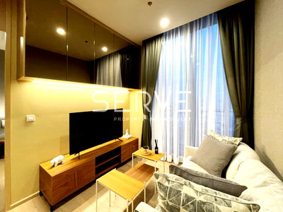 Condos for rent Phraram 9 Hospital : 🔥Best Price 23K🔥-1 Bed 34.16 sq.m. Super High Fl. 30+ Decorate & Nice view BTS Asok & MRT Sukhumvit 550 m. at Noble BE19 Condo / For Rent