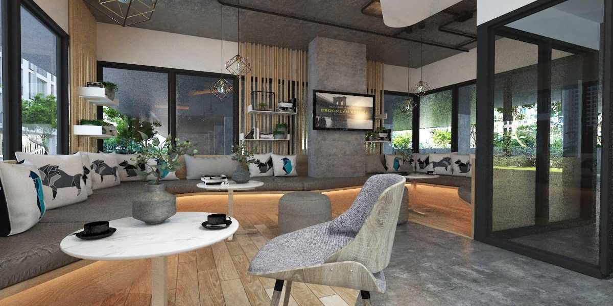 picture ðĨUrgent for rentðĨ ALIVE SUKHUMVIT 76 Building B, 5th floor, new room, first hand, fully furnished, 48.12 sqm 2 bedrooms 1 bathroom Line @bzprOperty - 59/61