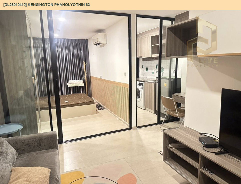 picture DL26010410 Condo for rent, kensington phaholyothin 63 near BTS Phahon Yothin 59, ready to move in, call urgently 0800343450 LineID @655ebbvc - 5/11