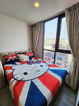 🌸🌸🌸 ให้เช่าคอนโด Origins ลาดพร้าว-บางกะปิ (( 12999 ต่อเดือน / ติดวอลเปเปอร์ ห้องสวยมาก )) ห่าง MRT บางกะปิ 100 เมตร