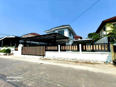 ขายบ้านเดี่ยว : บ้านเดี่ยวหลังใหญ่ พื้นที่กว้างขวาง ตกแต่งใหม่ทั้งหมด หมู่บ้าน เคซีการ์เด้นโฮม7 นิมิตใหม่40 คลองสามวา ราคาถูกมาก 