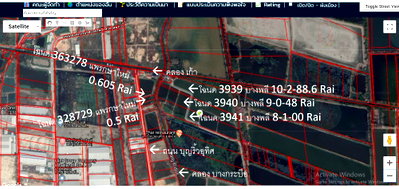 ขายที่ดิน : ขายที่ดิน29.196 ไร่ ผังสีเหลือง ย3-ย5  สำหรับบ้านจัดสรร,โรงงานหลายประเภท,โกดัง สมุทรปราการ บางพลี + ต.แพรกษา สวย โอกาสสูง ติด,ใกล้ถ.แพรกษาส่วนต่อขยาย