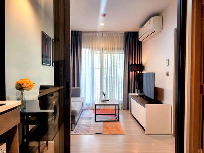 Condos for rent MRT Phra Ram 9 : Condo for rent: Life Asoke Hype 🍁 Very beautifully decorated room 🍁1 bed plus 🍁