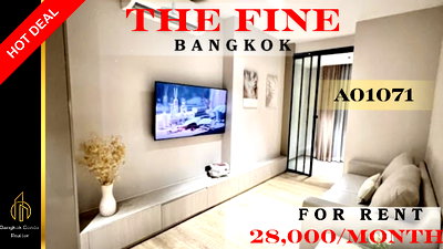 Condos for rent : 🍀🍀🍀 Beautiful Condo for Rent 🌸 📌 The Fine Bangkok Thonglor Ekkamai (Line: @rent2022) ✨ Ready to move in | Property Code: A10171