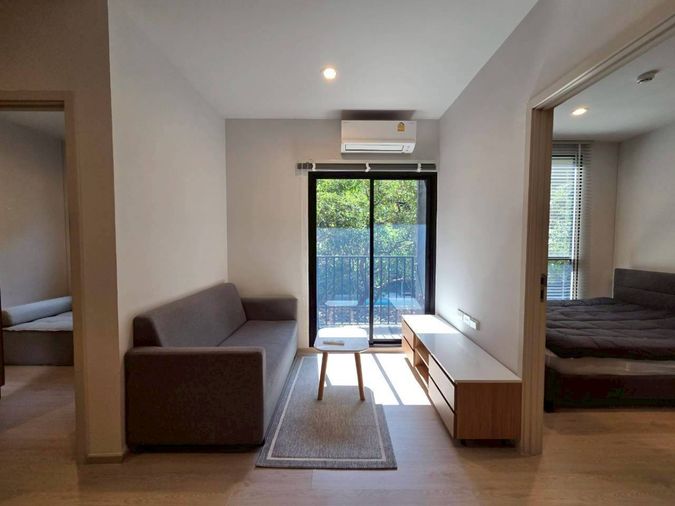 PFD-07825 ให้เช่า Nue Noble Centre Bang Na (นิว โนเบิล เซ็นเตอร์ บางนา) ติด Central Bangna | 2 ห้องนอน (34 ตร.ม.) ชั้น 2 แต่งครบ พร้อมอยู่ 20,000 บ.