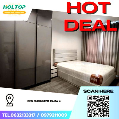 Condos for rent Sukumvit 44/1 : #Z4135💥 140169 🔥 Condo for Rent: IDEO Sukhumvit Rama 4