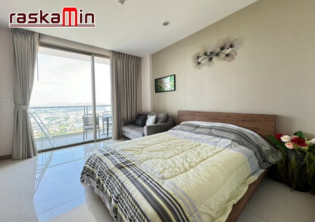 รูปภาพ KT0134📲LineID @556ryccg🏄‍♂️Studio 32sqm Floor40 Tower A🌊Sea view Fully furnished🌴The Riviera Wongamat North Pattaya
