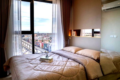 Condos for rent Concordian International School : Origin Plug & Play Srinakarin, 1B1B, 15 Floor,  27 Sq.m, Rental 14,500 THB/Month Ready to mvoe in