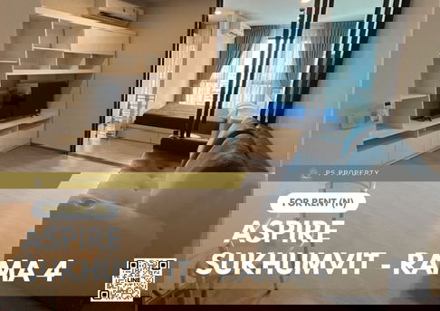 ให้เช่า 📍 Aspire Sukhumvit - Rama 4 📍 ใกล้ BTS พระโขนง เฟอร์นิเจอร์ และ เครื่องใช้ไฟฟ้าครบ 