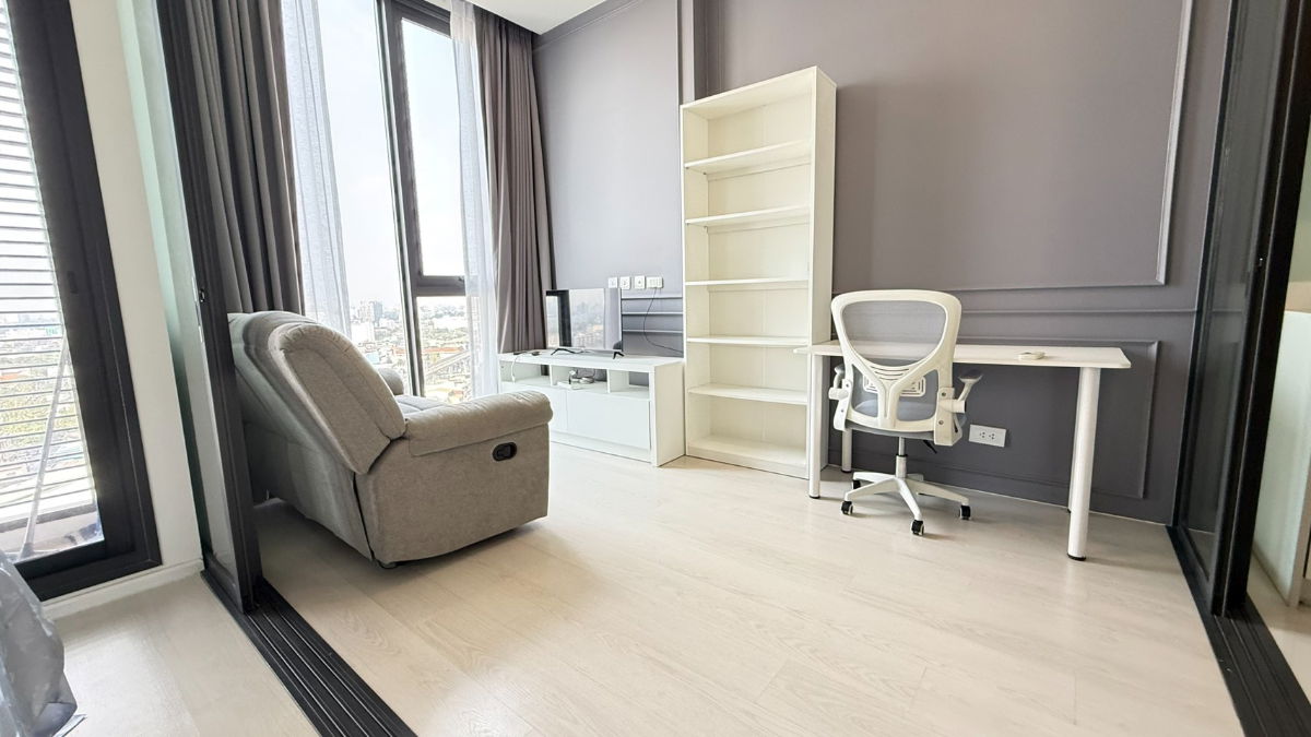 รูป ให้เช่าด่วน คอนโด แมสซารีน รัชโยธิน ชั้น 16 ขนาด 33 ตร.ม.1 ห้องนอน 1 ห้องน้ำ ราคาเพียง 23000 บาท ติด BTS รัชโยธินเดินเข้าคอนโดได้เลย ติดเมเจอรัชโย - รูปที่ 8/16