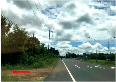 Land for sale Chaeng Sanit Road, Ubon Ratchathani : ที่ดินเปล่า 7748 square meter Ubon Ratchathani Khuang Nai Hua Don for 2131000 THB