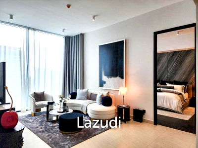 ขายคอนโด : 135 sqm modern 2 bedroom condo on 28th floor at Tait 12 Si Lom Bangkok