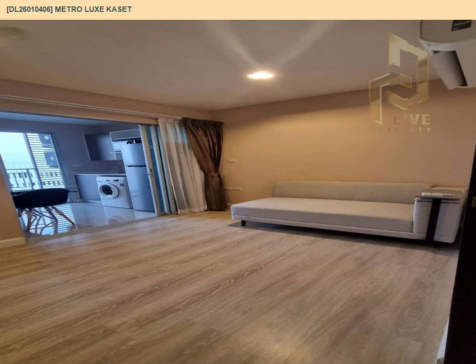 picture DL26010406 Condo for rent, Metro Luxe Kaset near BTS Kasetsart University, ready to move in, call urgently 0656133286 LineID @534wlwof - 3/11