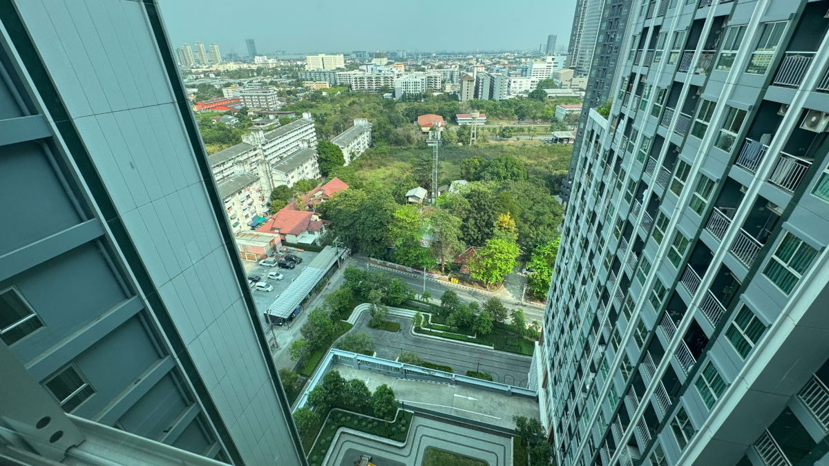 รูป ปล่อยเช่าด่วน!!! 🔥🔥🔥 🎉Lumpini Ville Chaengwatthana-Pakkret Station 🎉  ✅ชั้น 18 ขนาด 23.xx ตรม. แบบ Studio วิวเมือง + สวน Line @bzprOperty - รูปที่ 14/17