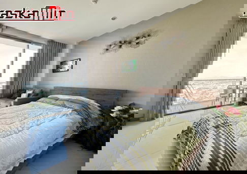 KT0134📲LineID @556ryccg🏄♂️Studio 32sqm Floor40 Tower A🌊Sea view Fully furnished🌴The Riviera Wongamat North Pattaya