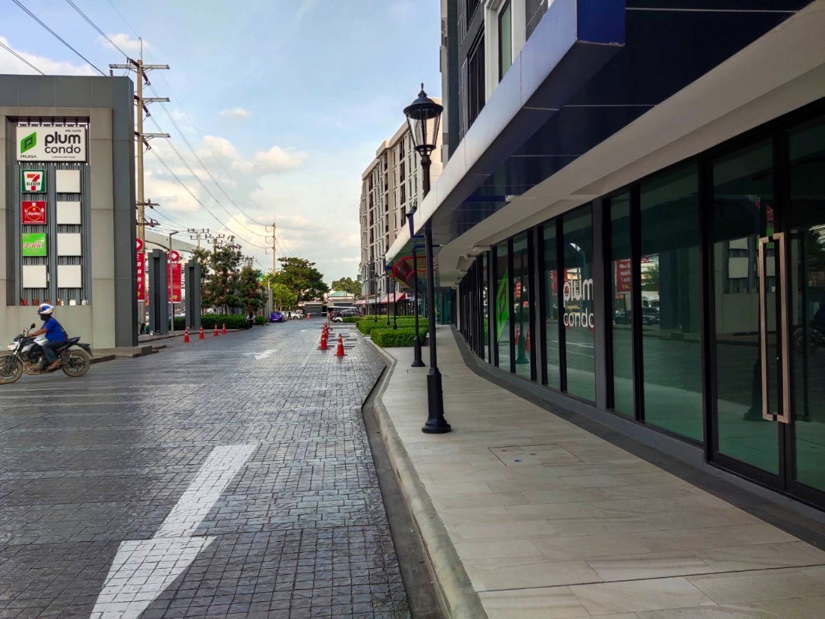 picture ðFor rent Plum Condo Mix Chaengwattanað Size 26 sq m. 1 bed, 1 bath Building C, 1st floor, pool view, garden view, Exclusive ððĶ Line @bzprOperty - 31/31