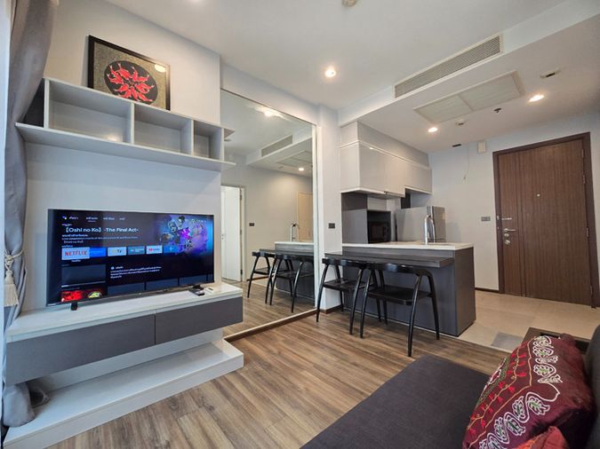 🔥ให้เช่าถูกมาก🔥 ห้องสภาพดี วิวสวน มีเครื่องซักผ้า Wyne by Sansiri