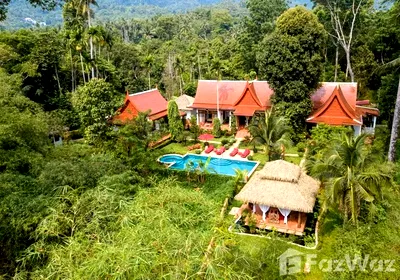 บ้านเดี่ยว เกาะสมุย สุราษฎร์ธานี : ขาย วิลล่า 5 ห้องนอน ใน แม่น้ำ, สุราษฎร์ธานี 5948867