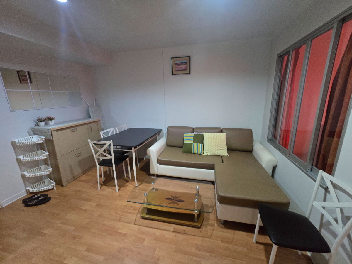 รูป 1ห้องนอน 35 ตรม.ใกล้ Bts อ่อนนุช 800ม, ห้องครัวแยก เครื่องซักผ้า ตู้เย้น เฟอร์ครบ พร้อมเข้าอยู่ - รูปที่ 1/8