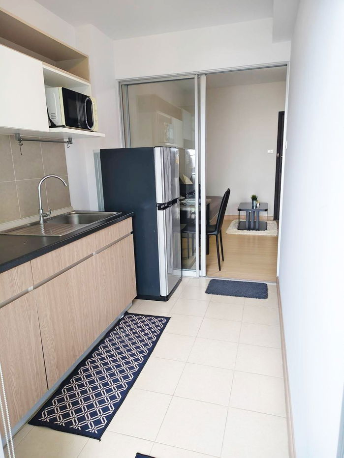 รูป ให้เช่า ศุภาลัย เวอเรนด้า พระราม 9 ขนาด 38 ตร.ม. 1 ห้องนอน ชั้น 14 เฟอร์+เครื่องใช้ไฟฟ้าพร้อมอยู่ มีเครื่องซักผ้า - รูปที่ 4/9