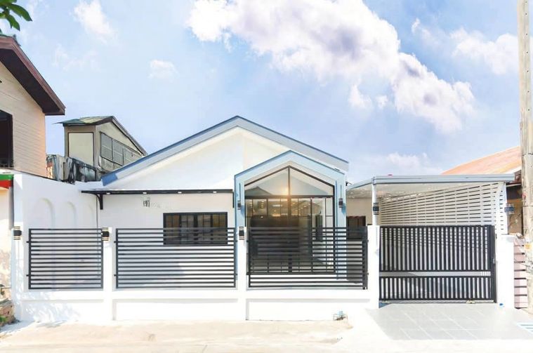 ขายด่วน! ทาว์เฮ้าส์  หมู่บ้าน เคหะธานี 2  "บ้านเดี่ยวชั้นเดียว นวลจันทร์ 56 'บ้านเดี่ยวสีขาว รีโนเวทใหม่ยกหลังแบบจัดเต็มเช่นเคย พร้อมอยู่