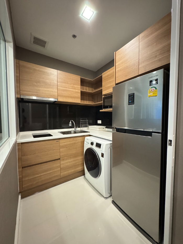 picture ðĨFor RentðĨREADY to move in, WIFI included The Metropolis Samrong, 0 meters from BTS, 2 bedroom 52 sqm, on 14th Floor - 10/21