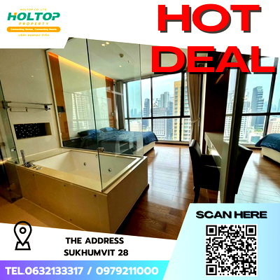 คอนโดให้เช่า : #S5521 ให้เช่า The Address Sukhumvit 28