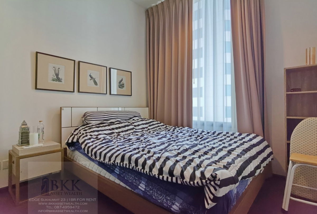 รูป ว่าง พร้อมอยู่ 📌edge Sukhumvit 23 BTS Asoke 100 m contact Line id: katk03 - รูปที่ 3/11