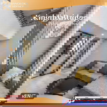 KnightsBridge Prime Sathorn 🛌🏻 Beautiful fully-furnished unit 🌟 Near BTS Chong Nonsi