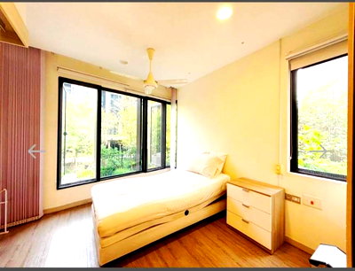 Condos for sale Thammasat University, Rangsit Campus : For Sale: Jin Wellbeing Condo 64.3 sqm, 2 Bedrooms, Corner Unit, Garden View.