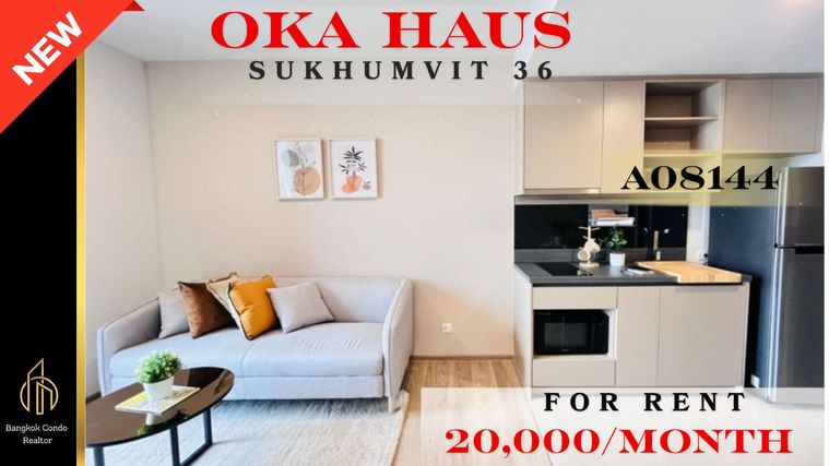 🍀🍀🍀Best Value🔥ให้เช่า📌โอกะ เฮ้าส์ สุขุมวิท 36 (Line:@rent2022) ห้องสวย วิวสวย ส่วนกลางหรู ราคาดี!!✨A01016