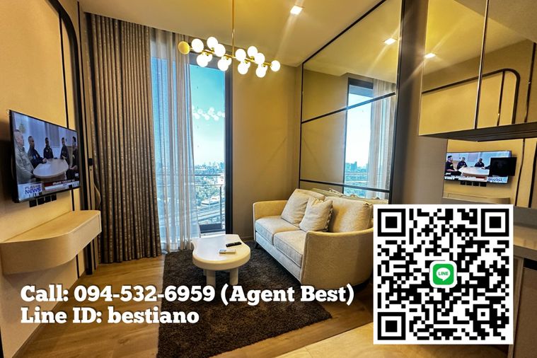 🏙️ ให้เช่า The Crest Park Residences | ใกล้ BTS หมอชิต–สวนจตุจักร | 40 ตร.ม. ชั้น 18 | 35,000 บ./ด. 📞094-532-6959