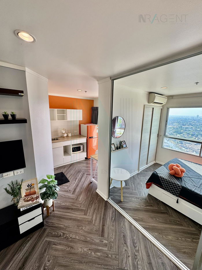 picture ðĐ For Rent Condo LUMPINI PLACE SUKSAWAT-RAMA 2 Building 1, Floor 31,1 bed room, Room size 26 sqm - 5/8