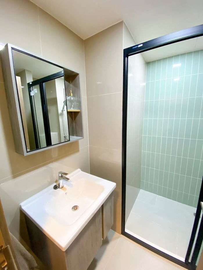 picture PFD-07837 For rent, The Muve Bangna , next to ICS International School | Building A, 4th floor, swimming pool view, only 10,000 baht. - 7/8