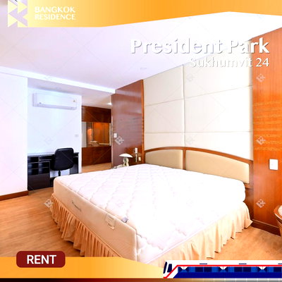 คอนโดให้เช่า : President Park Sukhumvit 24 ✨ ห้องรีโนเวทใหม่ ชั้นสูง Pet Friendly  🐶ใกล้ BTS พร้อมพงษ์ 