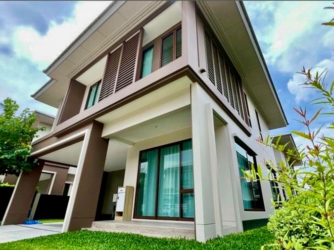 4-bed house for sale, 196 sqm, 57.5 sq wah, BURASIRI KRUNGTHEPKREETHA