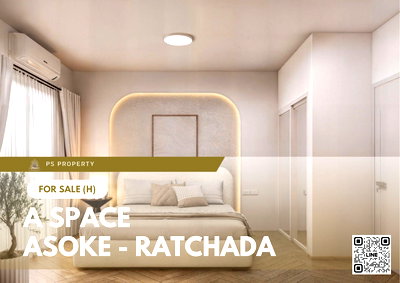 Condos for sale : Urgent Sale 📍 A Space Asoke - Ratchada 📍 Beautifully decorated and ready to move in. Convenient location, near MRT Rama 9.