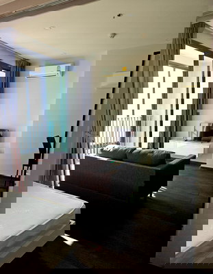 คอนโดให้เช่า : ว่างพร้อมอยู่! Ideo Q สยาม ราชเทวี. 1นอน 35ตร.ม. Line id: @pfagent