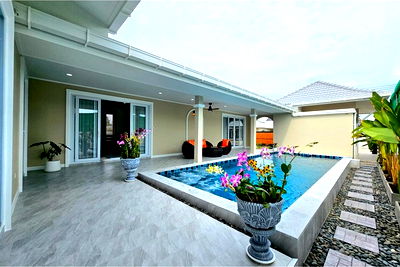 Houses for rent Hua Hin Prachaubkirikhan : [920601001-838] Siam Villa, 3 Bed 3 Bath Soi Hua Hin 88 For Rent