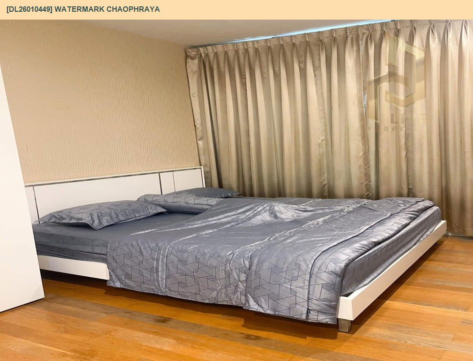 picture DL26010449 Condo for sale, Watermark Chaophraya near BTS Krung Thon Buri, ready to move in, call urgently 0614453194 LineID @162cjixi - 10/12