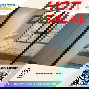 #Z4169💥 150169 🔥ให้เช่าคอนโด Regent Home Wutthakat