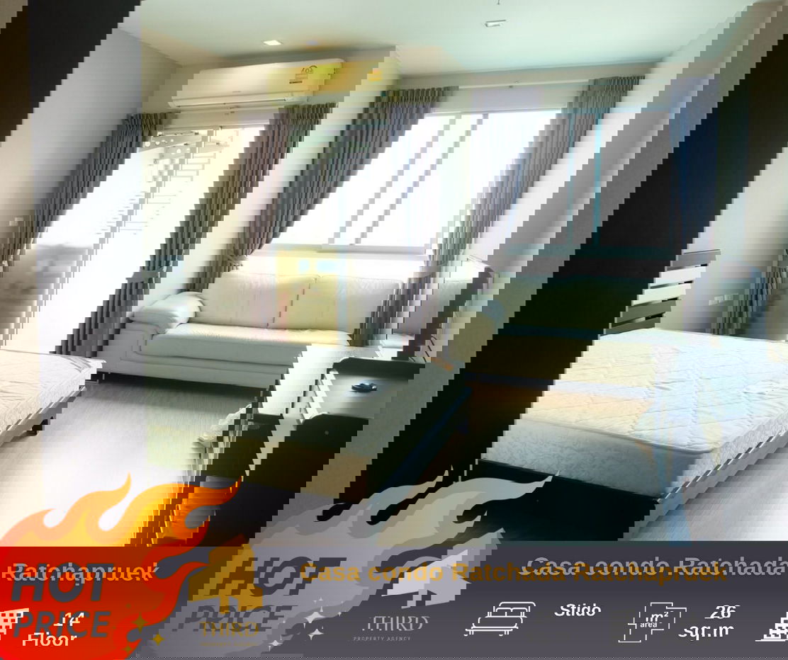 picture Casa condo Ratchada Ratchapruek ✨Fully furniture ,New renovated , ready to move in //Ask more info LineID:@thirdproperty - 1/5