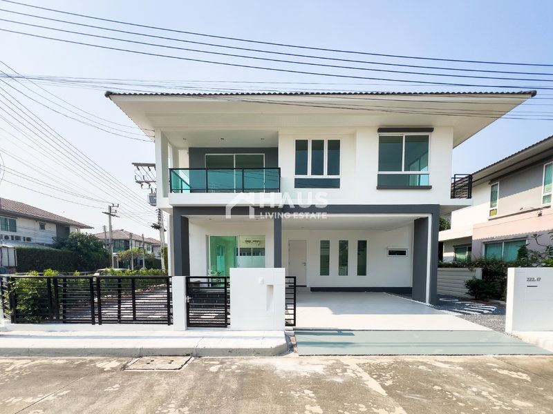 ขายบ้านเดี่ยว : 🔥 ขายบ้านเดี่ยว ฮาบิเทีย บอนด์ ราชพฤกษ์ 🔥 / 3 ห้องนอน #HRP3042