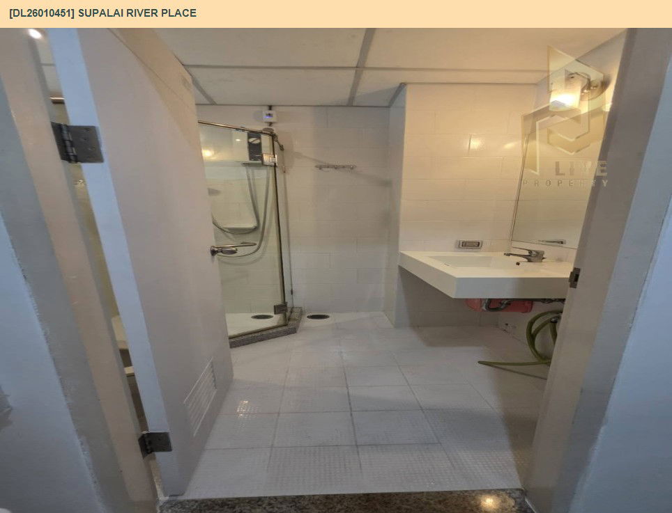 picture DL26010451 Condo for rent, Supalai River Place near BTS Krung Thon Buri, ready to move in, call urgently 0800343450 LineID @655ebbvc - 7/11