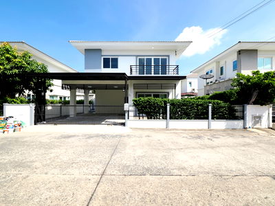 บ้านเดี่ยว รพ.กรุงไทย เวสเทิร์น : ขายบ้านเดี่ยว 2 ชั้น ม.คุณาลัย คอร์ทยาร์ด ขนาด 50.8 ตร.ว. 3นอน 3น้ำ [บ้านกล้วย-ไทรน้อย] ขาย 3.48ล้าน